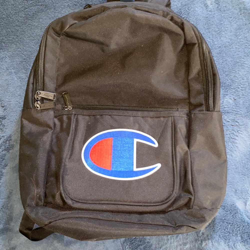 Champions black school backpack